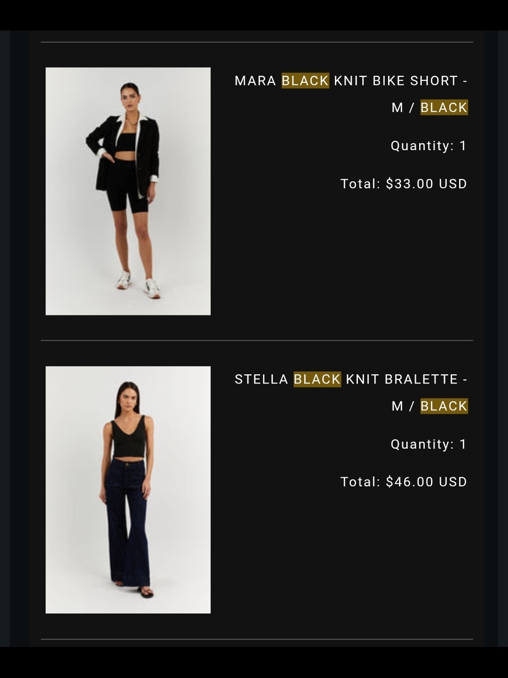 Dissh Knit Bike Shorts & Tank